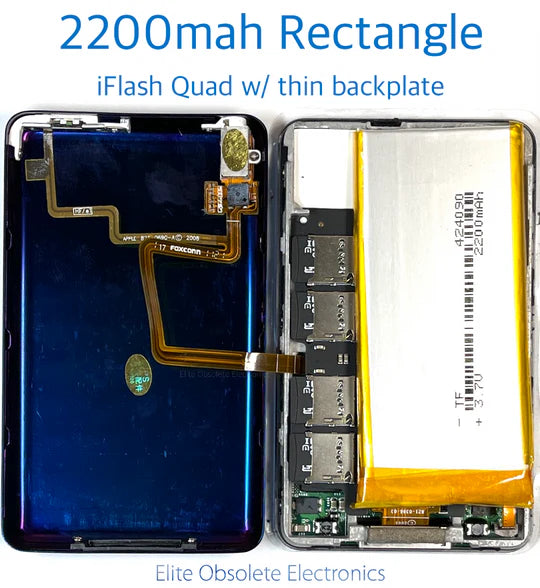 2200mah Extended Capacity Lithium-Ion Polymer Battery for Apple iPod Video 5th 5.5 & iPod Classic 6th 7th A1136