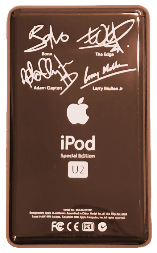 Thick Rose Gold Backplate for Apple iPod Classic 6th 7th & iPod Video 5th 5.5