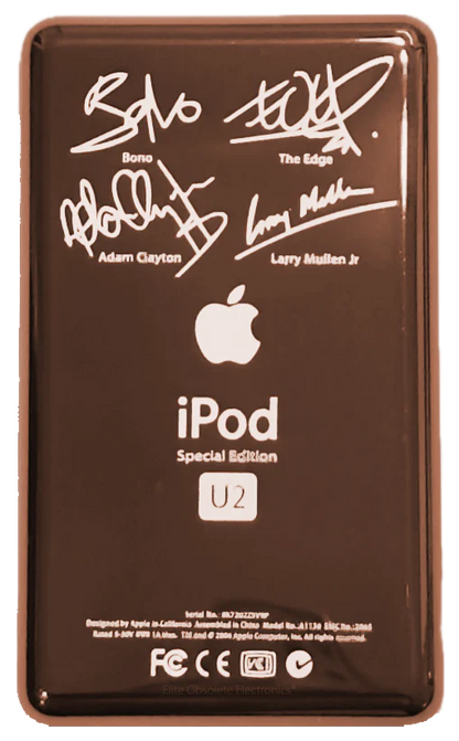 Thick Rose Gold Backplate for Apple iPod Classic 6th 7th & iPod Video 5th 5.5