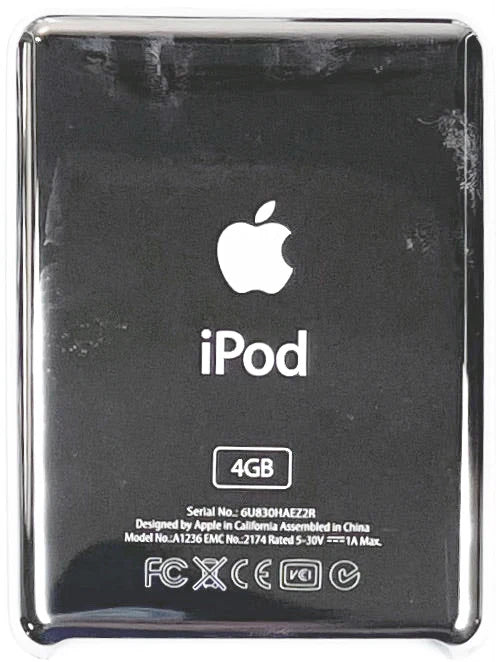 New 4GB 8GB Fully Blank Silver Chrome Backplate for Apple iPod Nano 3rd Generation A1236
