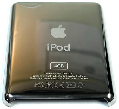 New 4GB 8GB Fully Blank Silver Chrome Backplate for Apple iPod Nano 3rd Generation A1236