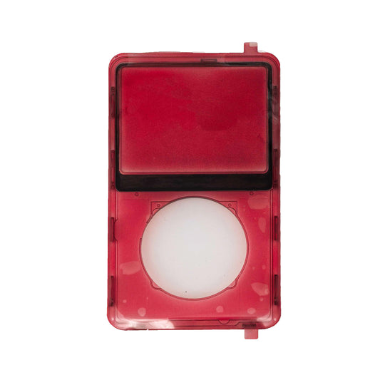 Red Transparent Clear Faceplate For Apple iPod Classic 6th 7th Generation A1238 Plastic