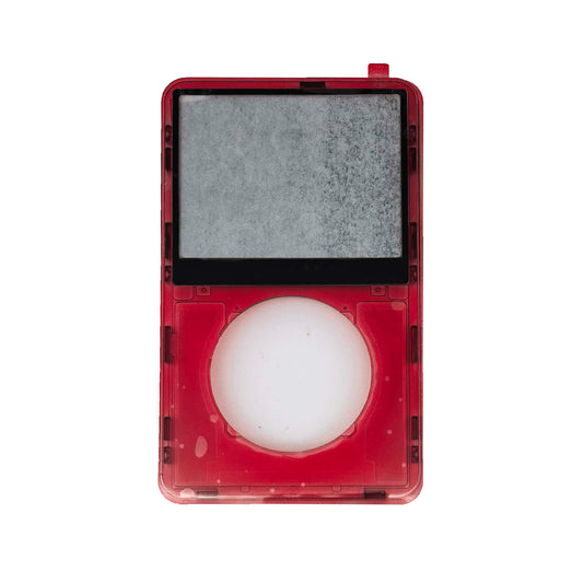 Red Transparent Clear Faceplate For Apple iPod Video 5th & 5.5 Generation Plastic