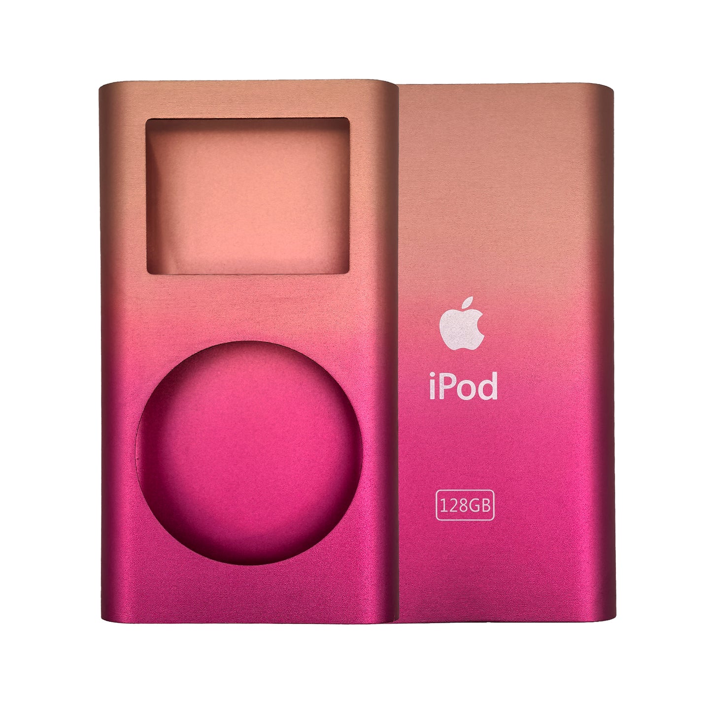 New Pink Gradient Housing Shell for Apple iPod Mini 1st & 2nd Generation Universal Fully Blank 4GB 6GB 128GB 256GB A1051