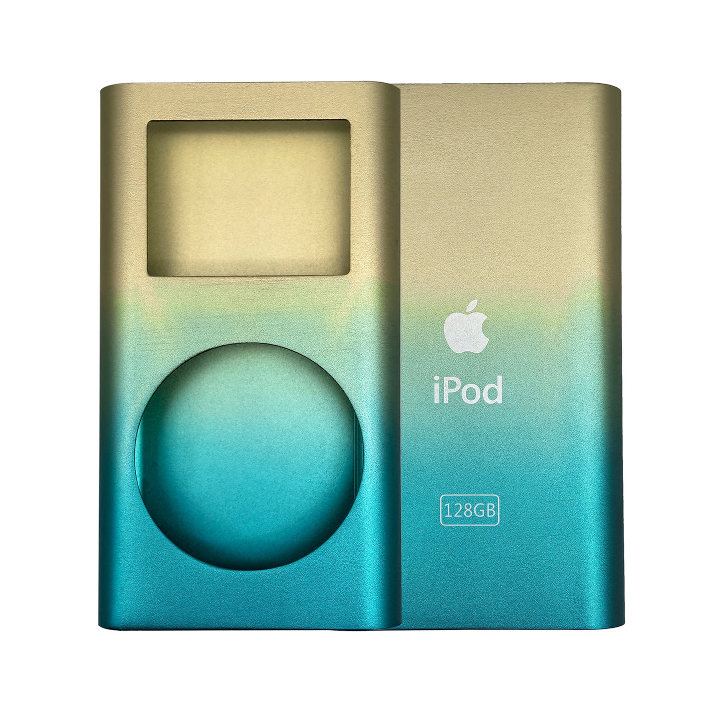 New Blue Yellow Gradient Housing Shell for Apple iPod Mini 1st & 2nd Generation Universal Fully Blank 4GB 6GB 128GB 256GB A1051