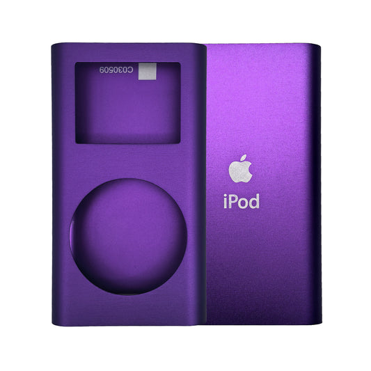 New Purple Housing Shell for Apple iPod Mini 1st & 2nd Generation Universal Fully Blank 4GB 6GB 128GB 256GB A1051