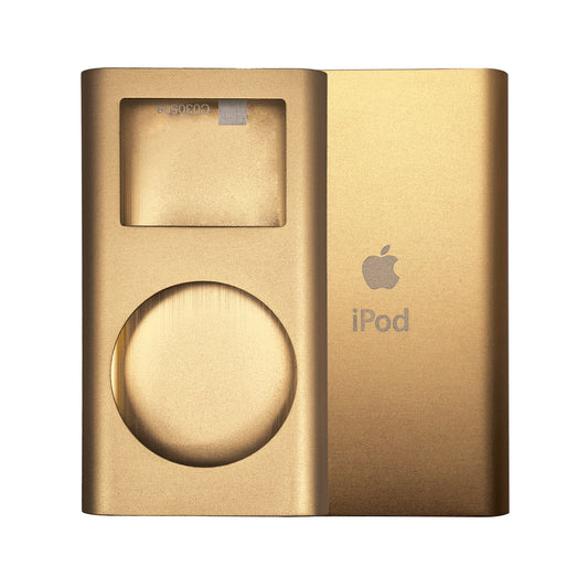 New Gold Housing Shell for Apple iPod Mini 1st & 2nd Generation Universal Fully Blank 4GB 6GB 128GB 256GB A1051