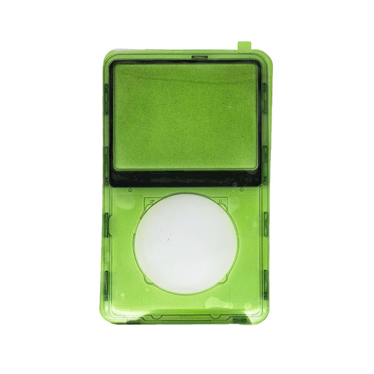 Green Transparent Clear Faceplate For Apple iPod Classic 6th 7th Generation A1238 Plastic