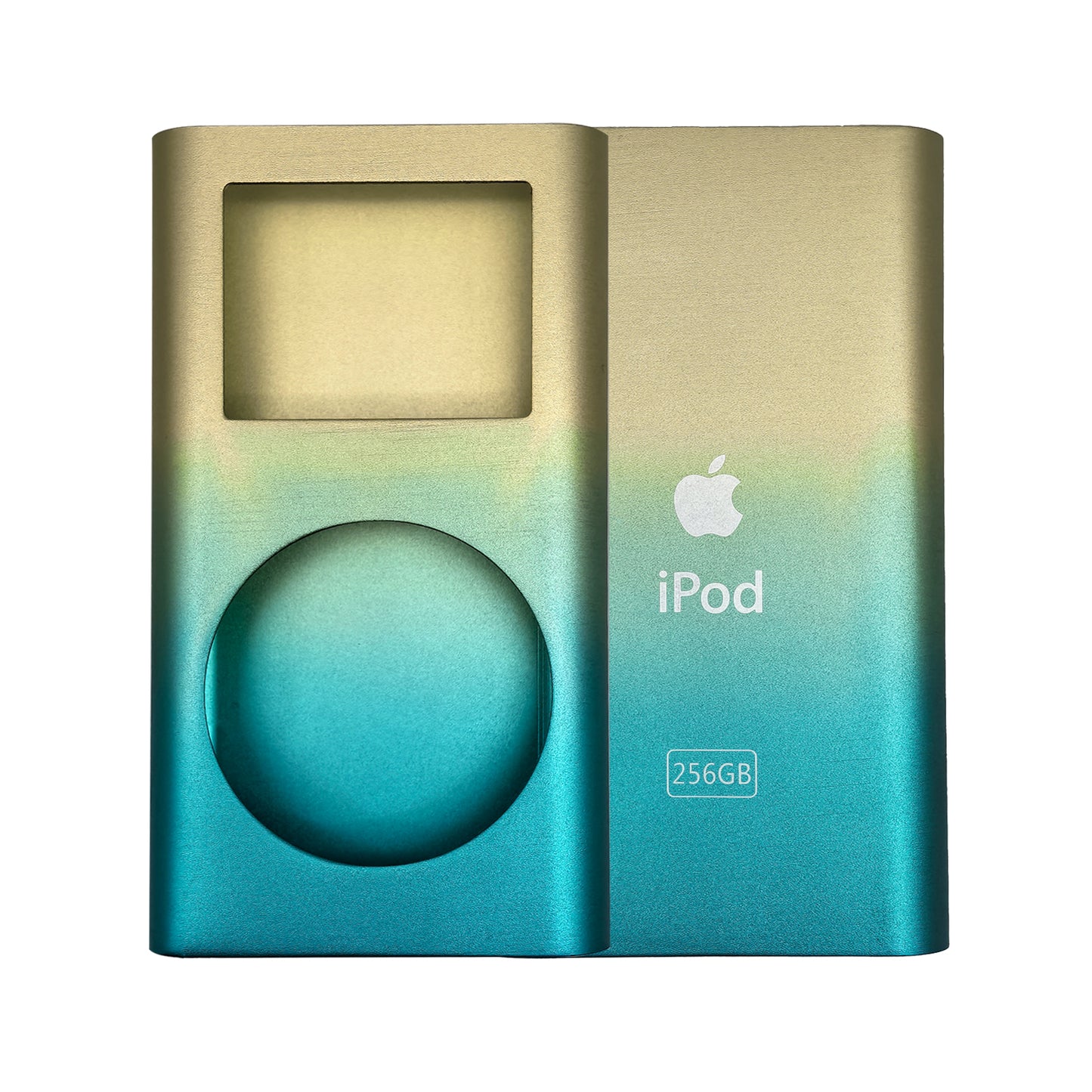 New Blue Yellow Gradient Housing Shell for Apple iPod Mini 1st & 2nd Generation Universal Fully Blank 4GB 6GB 128GB 256GB A1051