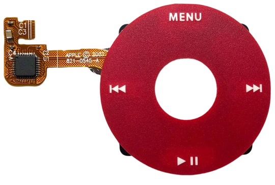 Red Click Wheel Flex for Apple iPod Classic 6th 7th Generation