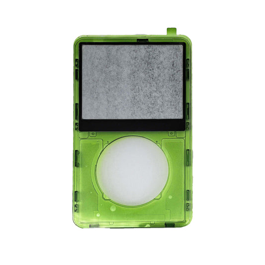 Green Transparent Clear Faceplate For Apple iPod Video 5th & 5.5 Generation Plastic
