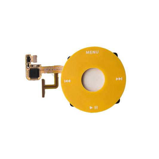 Yellow Click Wheel Flex for Apple iPod Video