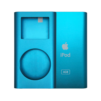 New Blue Housing Shell for Apple iPod Mini 1st & 2nd Generation Universal Fully Blank 4GB 6GB 128GB 256GB A1051