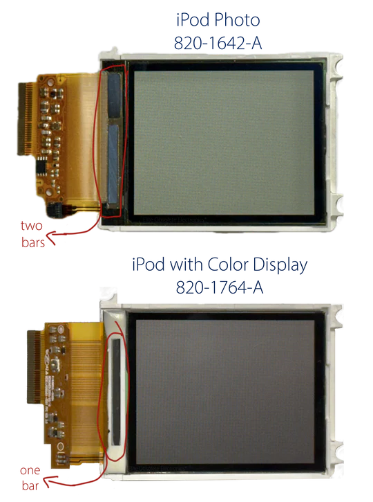 LCD Display for Apple iPod Photo Color 4th Generation 20GB 40GB 60GB
