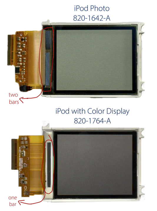 LCD Display for Apple iPod Photo Color 4th Generation 20GB 40GB 60GB