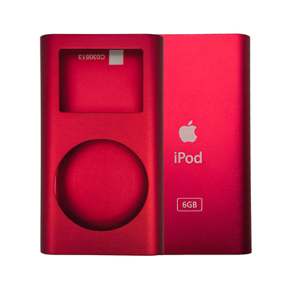 New Red Housing Shell for Apple iPod Mini 1st & 2nd Generation Universal Fully Blank 4GB 6GB 128GB 256GB A1051