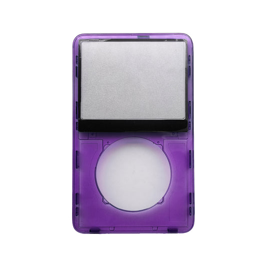 Purple Transparent Clear Faceplate For Apple iPod Video 5th & 5.5 Generation Plastic