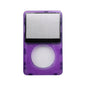 Purple Transparent Clear Faceplate For Apple iPod Video 5th & 5.5 Generation Plastic