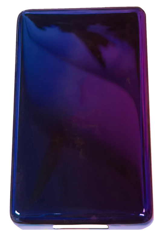 Thick Ultraviolet Purple Blue Backplate for Apple iPod Classic 6th 7th & iPod Video 5th 5.5