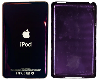 Thick Purple Wine Backplate for Apple iPod Classic 6th 7th & iPod Video 5th 5.5