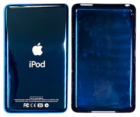 Thick light Blue Backplate for Apple iPod Classic 6th 7th & iPod Video 5th 5.5