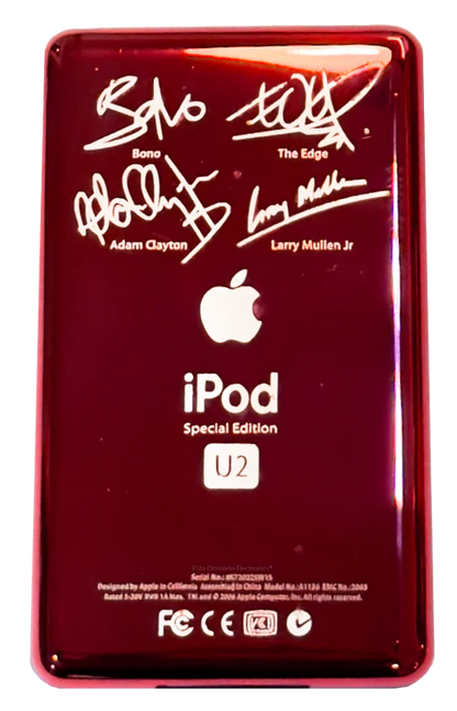Thick Red Backplate for Apple iPod Classic 6th 7th & iPod Video 5th 5.5