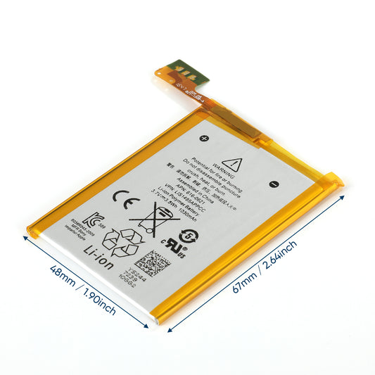 New 1030mah Lithium Ion Polymer Battery for Apple iPod Touch 5th Generation A1421 A1509