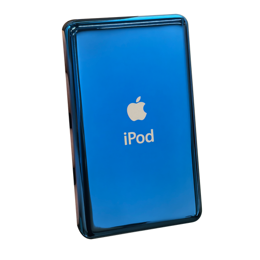 Thick Blue Backplate for Apple iPod Classic 6th 7th & iPod Video 5th 5.5