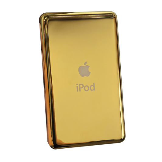 Thick Gold Backplate for Apple iPod Classic 6th 7th & iPod Video 5th 5.5
