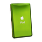 Thick Green Backplate for Apple iPod Classic 6th 7th & iPod Video 5th 5.5