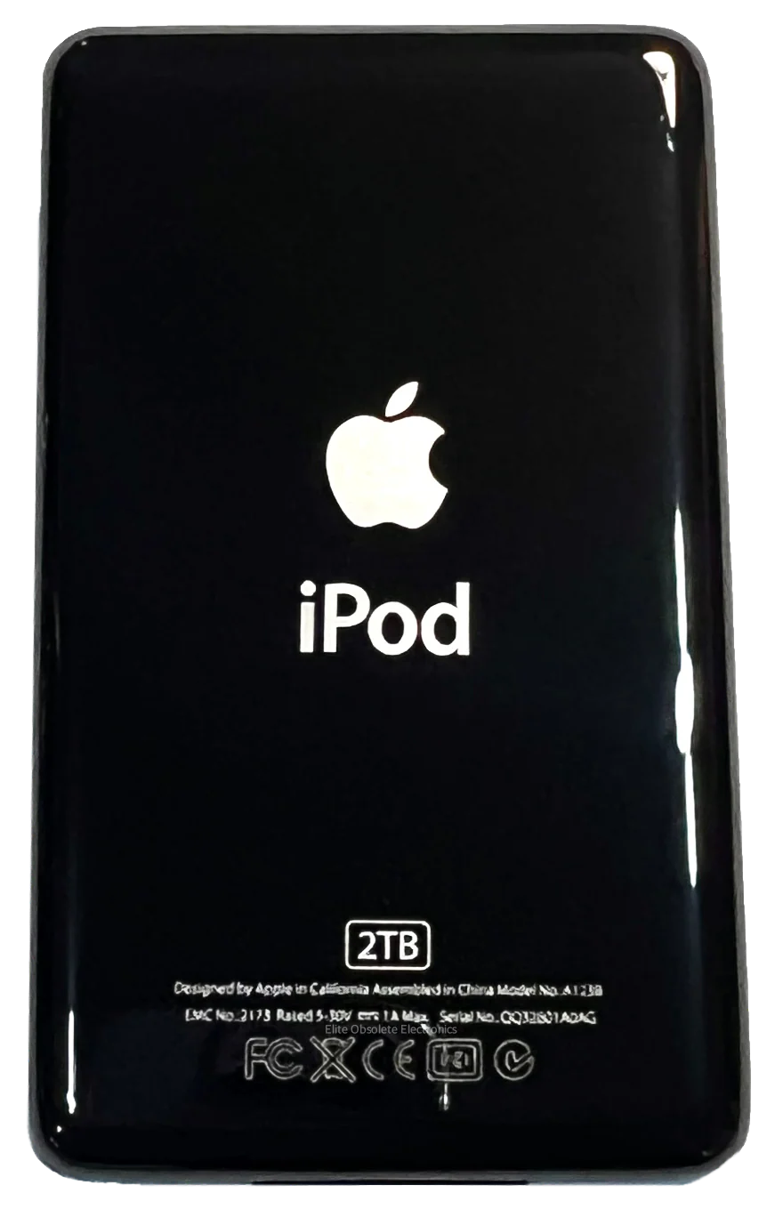 Thin Black Backplate for iPod Classic / Video 5th 5.5 6th 7th 64GB 128GB 256GB 512GB 1TB 80GB 120GB 160GB Universal