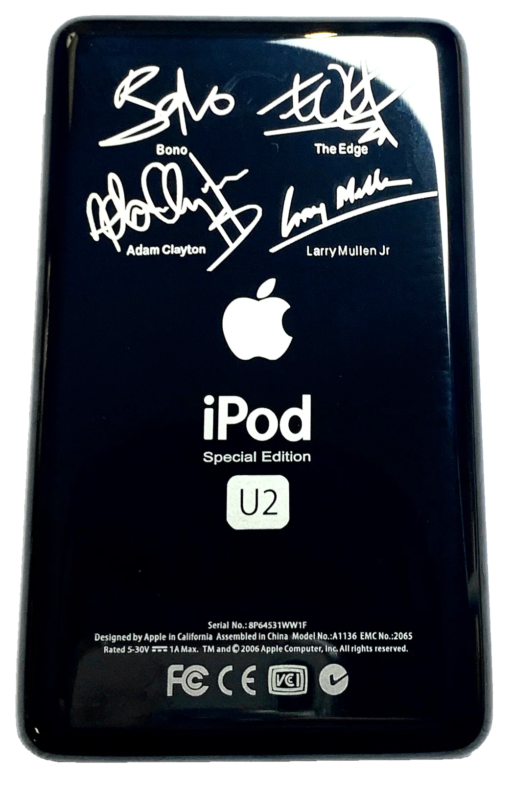 Thin Black Backplate for iPod Classic / Video 5th 5.5 6th 7th 64GB 128GB 256GB 512GB 1TB 80GB 120GB 160GB Universal