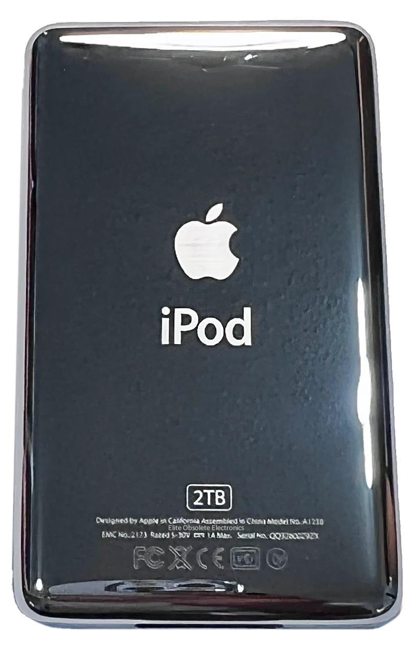 Thick Silver Backplate for iPod Classic / Video 5th 5.5 6th 7th 30GB 60GB 64GB 128GB 256GB 512GB 1TB 2TB 80GB 120GB 160GB Universal