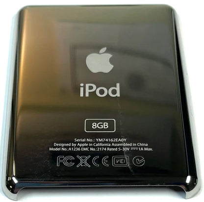 New 4GB 8GB Fully Blank Silver Chrome Backplate for Apple iPod Nano 3rd Generation A1236