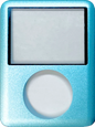 New Light Blue Faceplate for Apple iPod Nano 3rd Generation