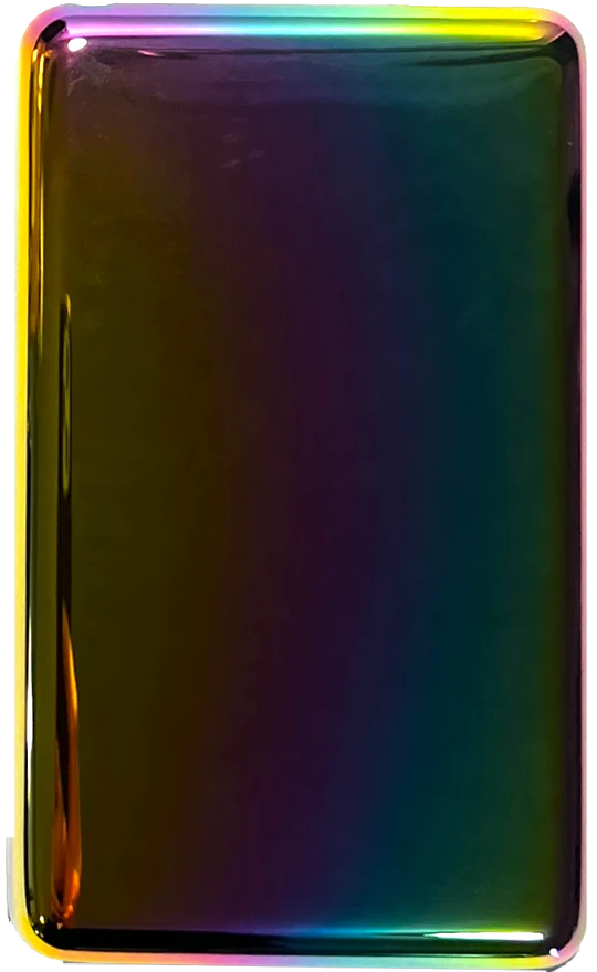Thick Rainbow Backplate for Apple iPod Classic 6th 7th & iPod Video 5th 5.5