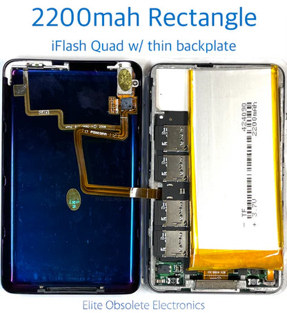 2200mah Extended Capacity Lithium-Ion Polymer Battery for Apple iPod Video 5th 5.5 & iPod Classic 6th 7th A1136