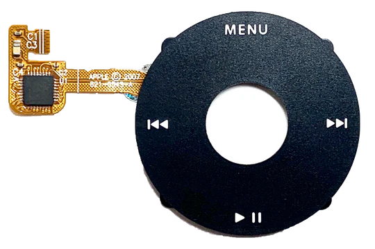 Black Click Wheel Flex for Apple iPod Classic 6th 7th Generation