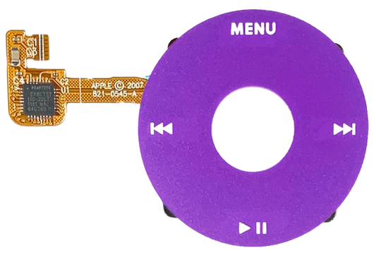 Purple Click Wheel Flex for Apple iPod Classic 6th 7th Generation