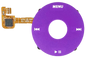 Purple Click Wheel Flex for Apple iPod Classic 6th 7th Generation