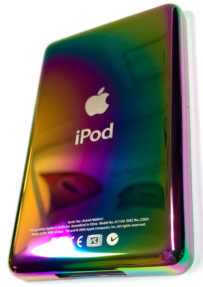 Thick Rainbow Backplate for Apple iPod Classic 6th 7th & iPod Video 5th 5.5