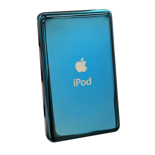 Thick light Blue Backplate for Apple iPod Classic 6th 7th & iPod Video 5th 5.5