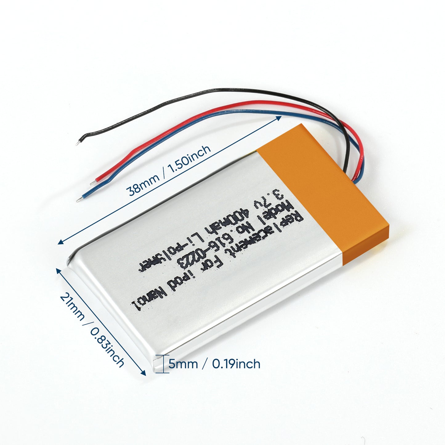 New 400mah Lithium-Polymer Replacement Battery for Apple iPod Nano 1st Generation A1137