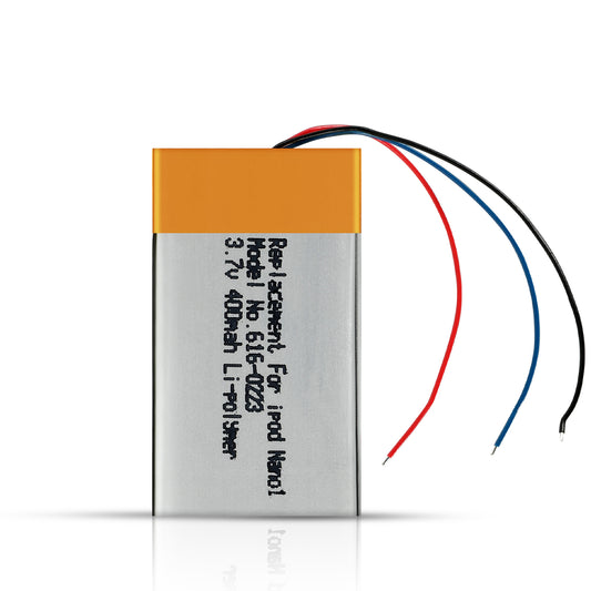 New 400mah Lithium-Polymer Replacement Battery for Apple iPod Nano 1st Generation A1137