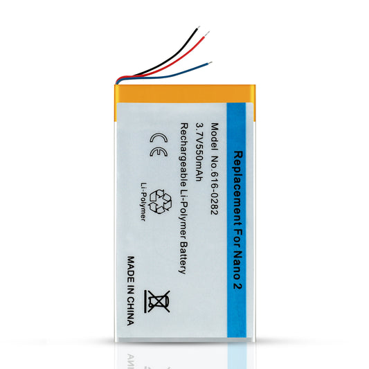 New 550mah Lithium-Polymer Battery for Apple iPod Nano 2nd Generation A1199