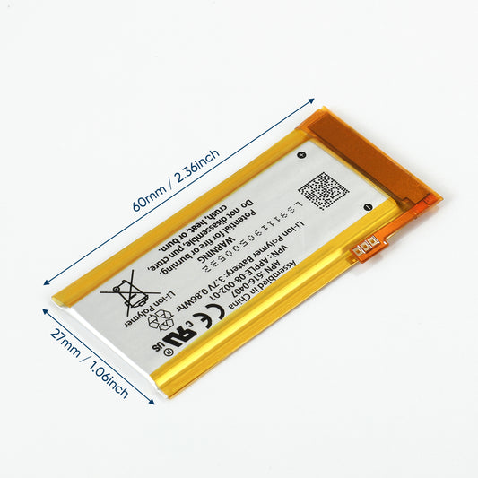 New 232mah Lithium-Ion Polymer Battery for Apple iPod Nano 4th Generation A1285