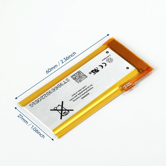 New 250mah Lithium Polymer Battery for Apple iPod Nano 5th Generation A1320