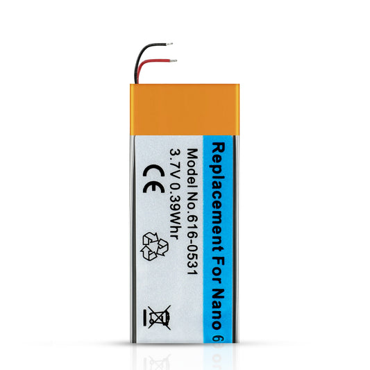 New 110mah Lithium-Ion Polymer Battery for Apple iPod Nano 6th Generation A1366