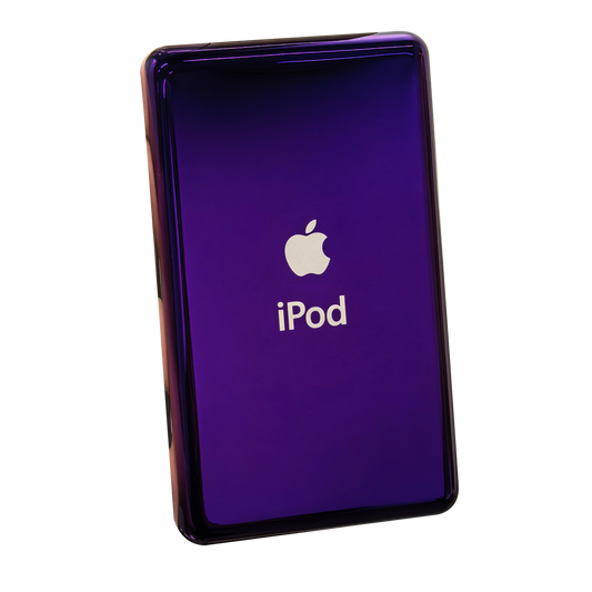 Thick Ultraviolet Purple Blue Backplate for Apple iPod Classic 6th 7th & iPod Video 5th 5.5