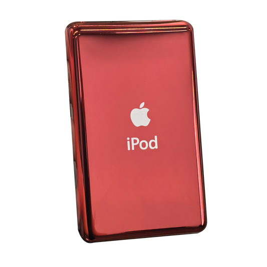 Thick Red Backplate for Apple iPod Classic 6th 7th & iPod Video 5th 5.5